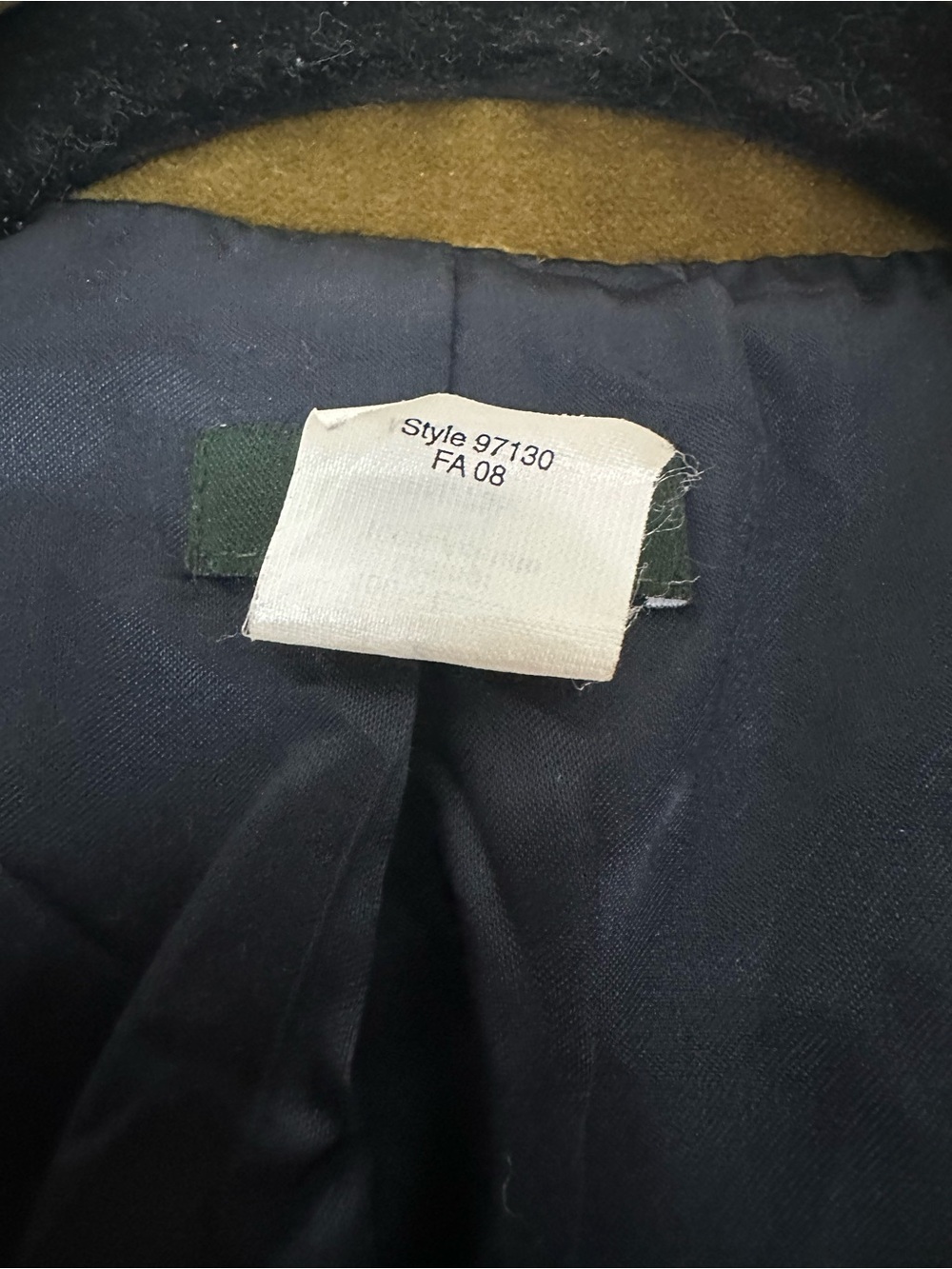 J.Crew 2008 École Velvet Blazer Jacket Tawny Olive Size 2 - Picture 5 of 9